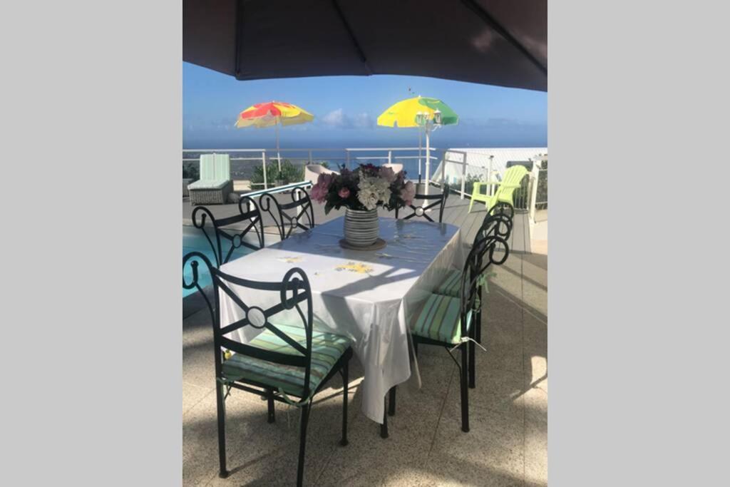St Leu -Villa D'Artiste, Superbe Vue Mer, Piscine Chauffee Saint-Leu Exterior photo